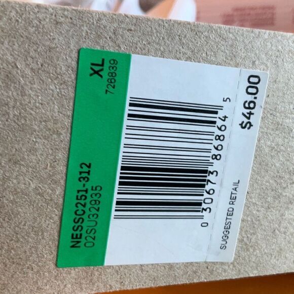 Nike Women's XLARGE Logo Scoop Neck Bikini Top in Lime Green - Picture 10 of 10